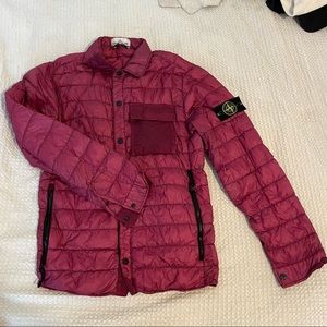 Stone Island Garment Dyed Down Filled Overshirt